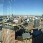 Aussicht aus der Elbphilharmonie - Stadtseite